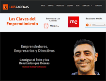 Tablet Screenshot of luiscadenas.com